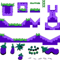 The tiles used during the escape sequence on the eggplanet.